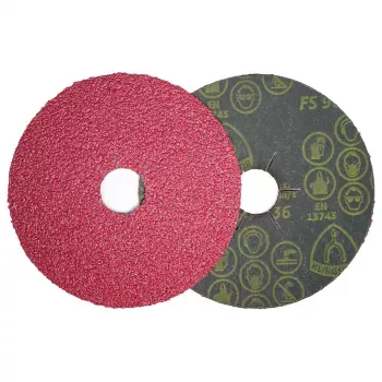 Disc abraziv cu fibre Klingspor 330485 125 mm granulație 36, pachet de 25
