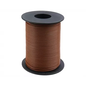 Cablu multifilar de conectare Donau Elektronik 119-18 1x0,14mm² maro 100m