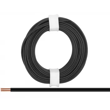 Cablu multifilar Donau Elektronik 218-11 2 x 0,14 mm² negru 5 m