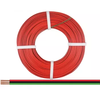 Donau Elektronik 318-014-25 Stranded Wire 3 x 0.14 mm² Red, Black, Green 25 m