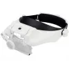 Lupă LED premium pentru bandă de cap Donau Elektronik KBLP60, 1,5x-11,5x, alb