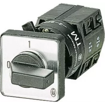 Întrerupător cu came Eaton TM-1-8291/E, 10 A, 1 pol, 90°, gri/negru, 72504