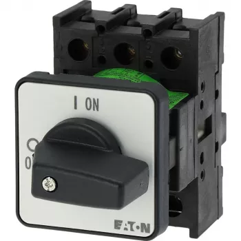 Comutator basculant Eaton P1-32/E, 3 poli, negru/alb, 079065