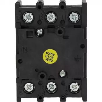 Comutator basculant Eaton P1-32/E, 3 poli, negru/alb, 079065