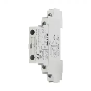 Bloc de contacte auxiliare Eaton NHI12-PKZ0, 1NO+2NC, montaj lateral pentru PKZ0/PKE, alb 072895