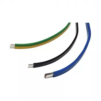 Bară colectoare flexibilă din cupru Eaton CU-BAND, 250 A, cositorită, 6x16x0,8 mm 081310