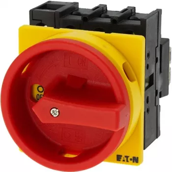 Întrerupător principal EATON P1-32/EA/SVB/N, 32 A, 3P+N, oprire de urgență, montaj aparent 091079
