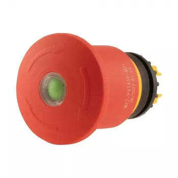 Comutator cu buton de presiune Eaton M22-PVT45P-MPI, negru/roșu/galben 121463