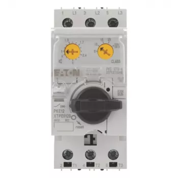 Întrerupător de protecție a motorului Eaton PKE12/XTU-4, 3 poli, 0,3-12 A, 690 V AC 121732