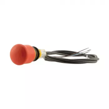Buton de urgență Eaton C22-PVT-K02-P62, 24 V AC/DC, 4 A, 2 NC, deblocare prin rotire, cap ciupercă roșu, IP69K 185176