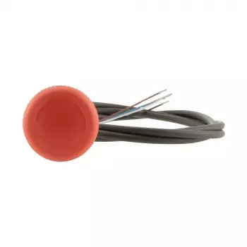 Buton de urgență Eaton C22-PVT-K02-P62, 24 V AC/DC, 4 A, 2 NC, deblocare prin rotire, cap ciupercă roșu, IP69K 185176