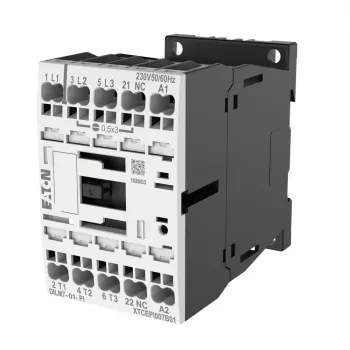 Contactor de putere Eaton DILM7-19922401, 3 poli, 7 A, bobină 230 V AC