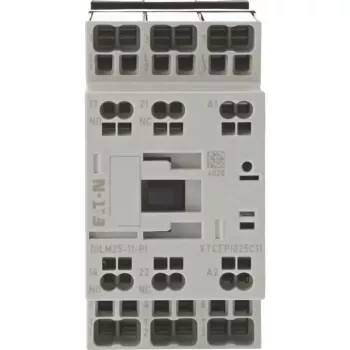 Contactor de putere Eaton DILM25-11 230V 50Hz, 3 poli, 25 A AC-3 400 V, 11 kW, 1NO+1NC 199284