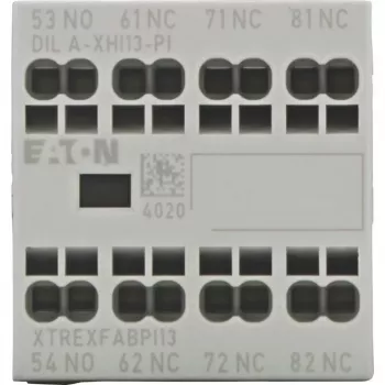 Eaton DILA-XHI13-PI Bloc de contacte auxiliare, 1NO+3NC, montaj frontal, borne cu șurub 199320