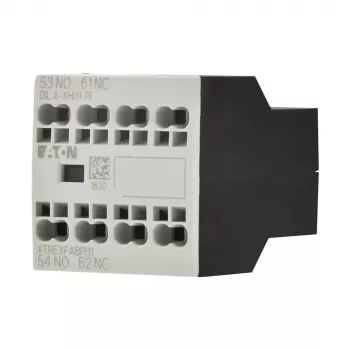 Eaton DILA-XHI11-PI Bloc de contacte auxiliare, 1NO+1NC, borne push-in, pentru contactoare DILM7-DILM38 199314