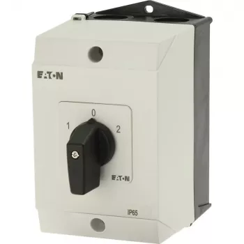 Întrerupător cu came Eaton T0-3-8212/I1, 20 A, 3 poli, 2x60°, gri/negru 207123