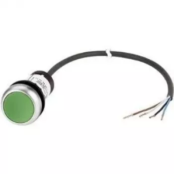 Buton de comandă plat Eaton C22-D-G-K10-P62, verde 185670