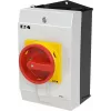Comutator basculant Eaton P1-25/I2/SVB/N, 3 poli, roșu/alb/galben 207298