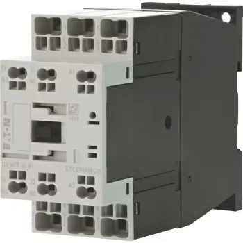 Contactor de putere Eaton DILM17-11(RDC24)-PI, 3 contacte principale NO, bobină 24 V DC, 17 A 199283