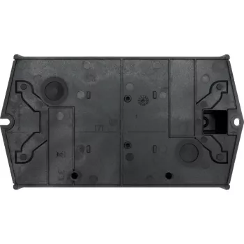 Carcasă goală Eaton CI-K pentru montaj pe șină DIN, 100 x 160 x 145 mm, gri deschis (RAL 7035), capac neagră (RAL 9005) 206883