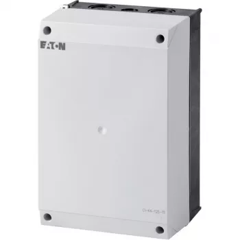 Carcasă cu flanșă Eaton, jos neagră/sus albă, 160 x 240 mm, PC IP65, cu șină DIN (CI-K 4-125-TS)