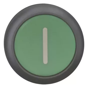 Buton de comandă plat Eaton M22S-D-G-X1, verde 216608