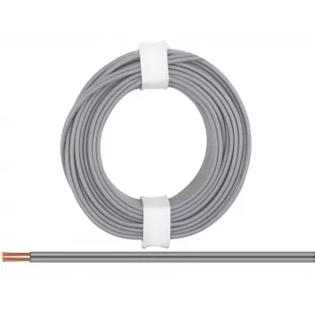 Cablu multifilar Donau Elektronik 218-99, 2 x 0,14 mm², gri, 5 m