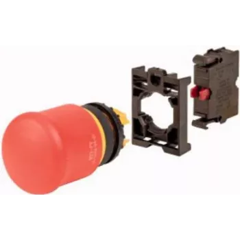 Buton de oprire de urgență Eaton M22-PV-K01-BVP, 1 NC, deblocare prin tragere, IP66 110938