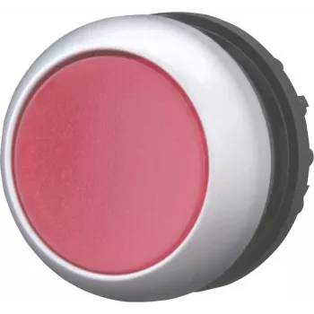 Comutator cu buton Eaton M22-DRL-R, negru/metalic/roșu 216946
