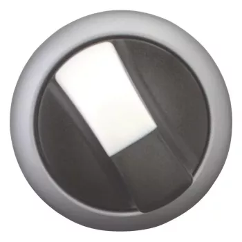 Comutator selector rotativ Eaton M22-WKV, manetă, poziția V, cu reținere, IP66, negru/gri 216874