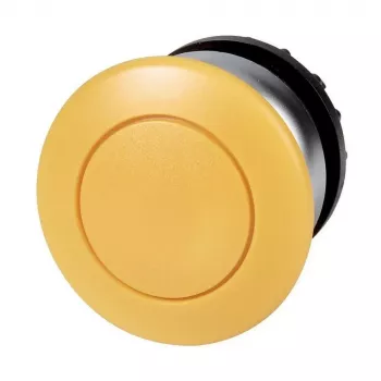 Comutator cu buton Eaton M22-DP-Y, galben 216718
