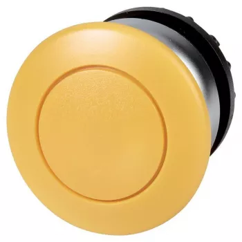 Comutator cu buton Eaton M22-DP-Y, galben 216718