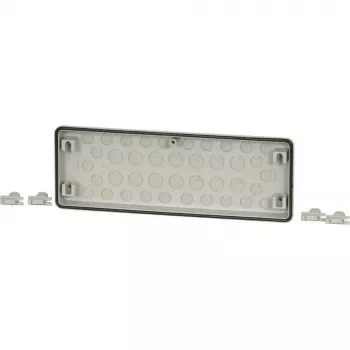 Flanșă pentru dulap de comandă Eaton FL4-2, plastic gri, 329 x 23 x 116 mm 014863