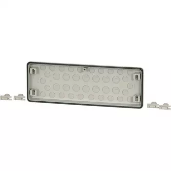 Flanșă pentru dulap de comandă Eaton FL4-2, plastic gri, 329 x 23 x 116 mm 014863