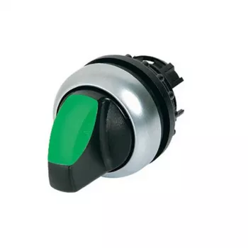 Comutator selector cu cheie Eaton M22-WLK-G, 2 poziții, cu reținere, negru/argintiu 216816