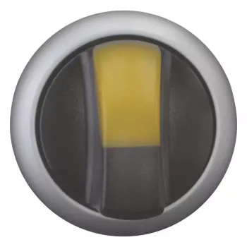 Buton de acționare pentru comutator selector cu cheie Eaton M22-WRLK-Y, 3 poziții, galben 216829