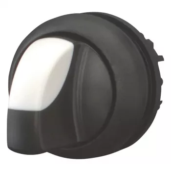 Buton de acționare pentru comutator selector Eaton M22S-WRK, 2 poziții, cu reținere, negru 216869