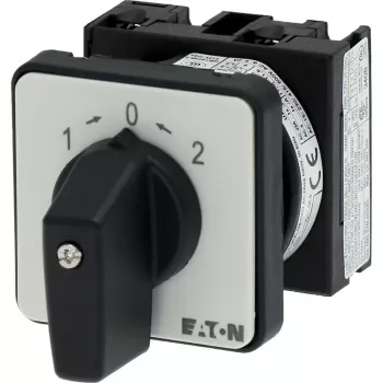 Comutator de inversare Eaton T0-1-8214/E 6,5 kW, 3 poli, 3 poziții