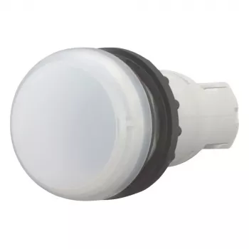 Element indicator LED Eaton M22-LC-W, alb, 250 V AC/DC, borne cu șurub, seria RMQ-Titan M22 216907