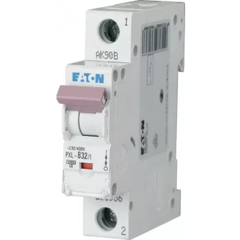 Întrerupător automat de protecție (MCB) Eaton PXL-C32/1, 1 pol, caracteristică C, 32 A, 6 kA, 230/400 V AC 236062