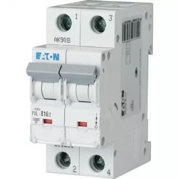 Întrerupător automat de protecție Eaton PXL-B16/2, 16 A, 2 poli, tip B, 10 kA, 230/400 V AC, șină DIN 236231