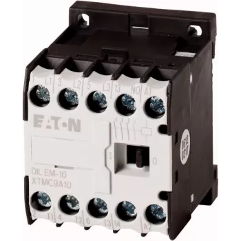 Mini contactor Eaton DILEM-10, 3 poli, 9A, bobină 400V AC 051788