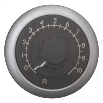 Potențiometru rotativ Eaton M22-R470K, 470 kΩ, 0,5 W, o singură rotație, liniar, montaj pe panou