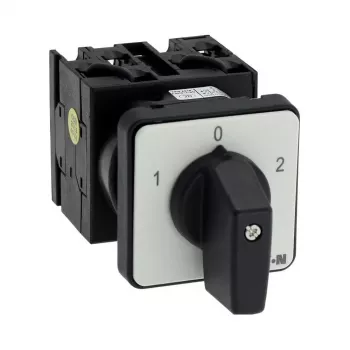 Comutator rotativ Eaton T0-3-8401/E, 3 poli, PORNIT-OPRIT, 20 A, 690 V AC, mâner negru, montaj pe panou frontal 091047