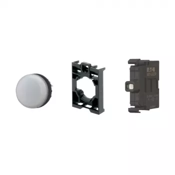 Lampă de semnalizare LED Eaton M22-L-W-LED-BVP, albă 110928