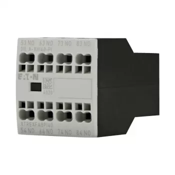 Bloc de contacte auxiliare Eaton DILA-XHI40-PI, 4 N.O., montaj frontal, borne push-in 199317