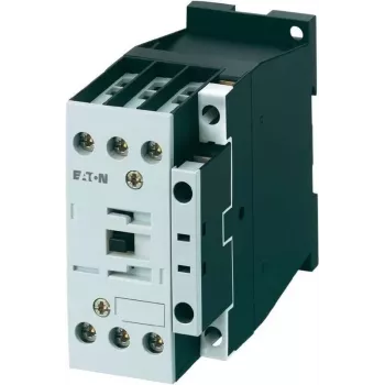 Contactor de putere Eaton DILM17-01(RDC24), 3 poli, 17 A AC-3, bobină 24 V DC, 1 NC 277050