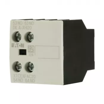 Bloc de contacte auxiliare Eaton DILA-XHI20, lățime 45 mm, negru/alb, -25 până la 60 °C 276422
