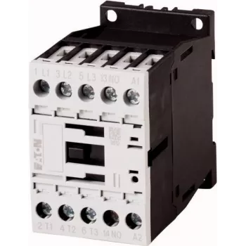 Contactor Eaton DILM12-10, bobină 24 V 50 Hz, IP20, 45 mm, 68 mm, negru/alb 276817