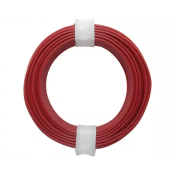 Fir multifilar Donau Elektronik 118-0 1 x 0,14 mm² roșu 10 m